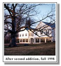 The center after the second addition completed in the fall of 1998